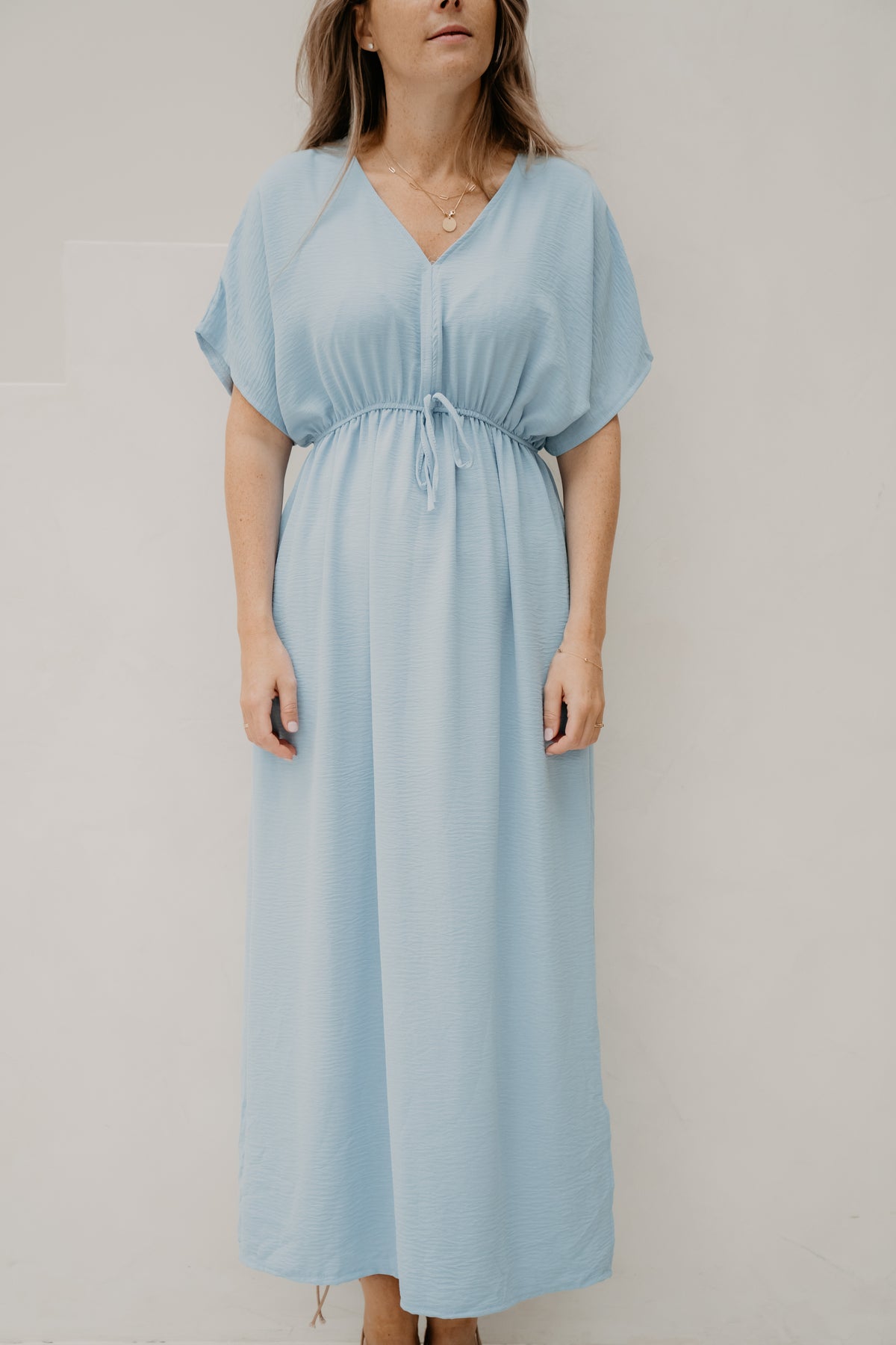 Tala Midi Dress Light Blue
