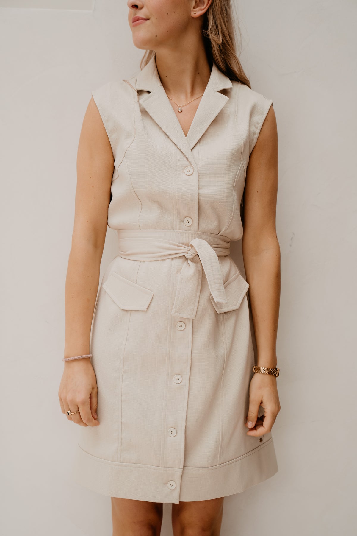 Pip dress beige