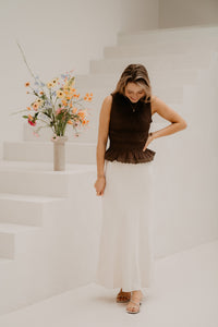 Smock top bruin