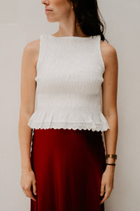 Smock top wit