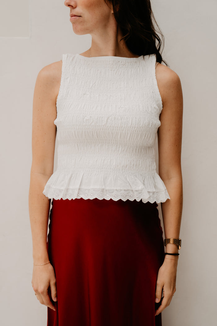 Smock top wit