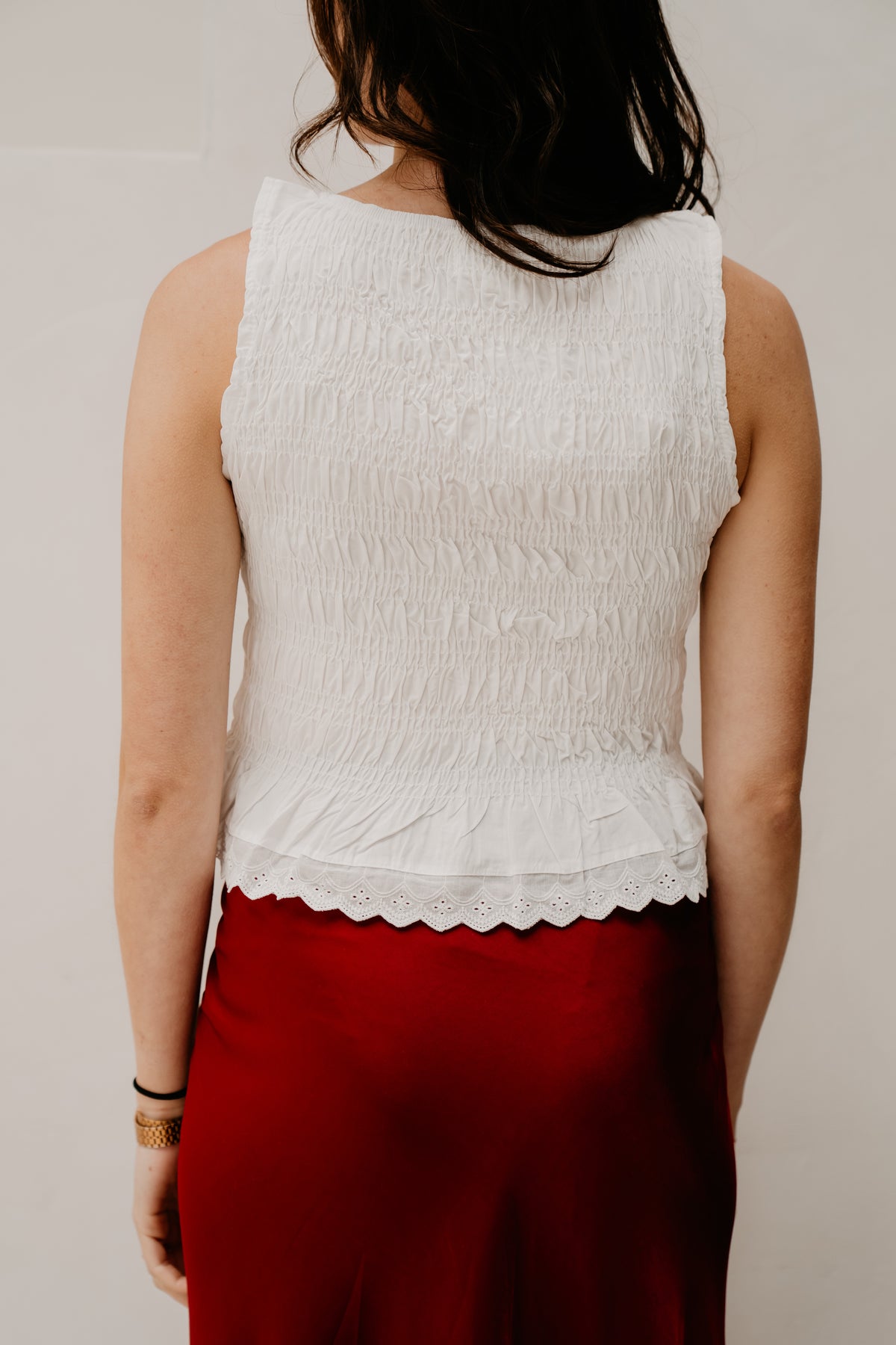 Smock top wit