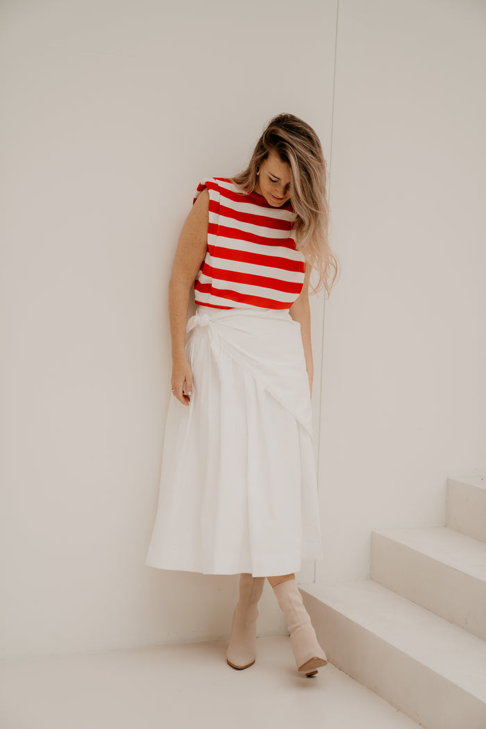 Wilma Skirt White