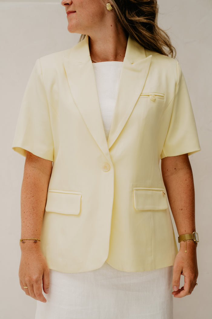 Wies blazer geel