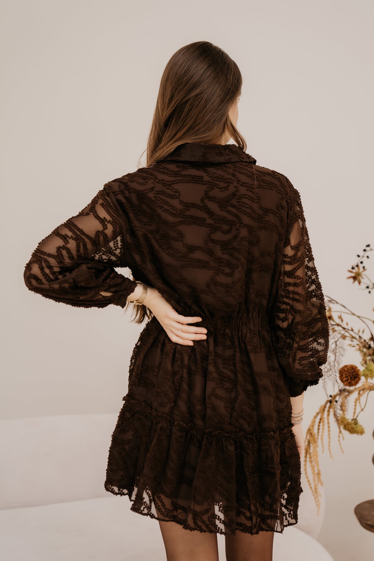 Elfie dress choco