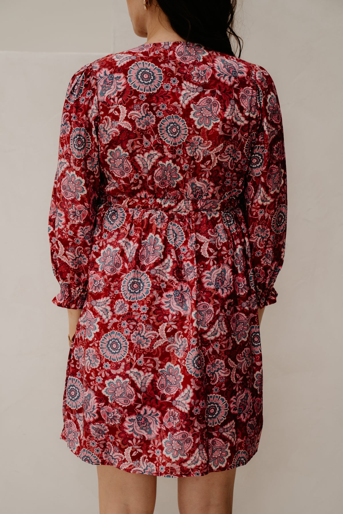 Silke bedrucktes Kleid Multi