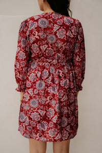 Silke bedrucktes Kleid Multi