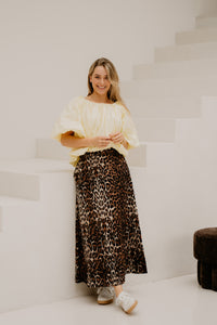Suzanne Rock mit Leo-Print lang