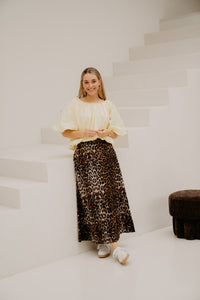 Suzanne Rock mit Leo-Print lang