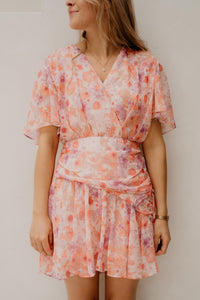 Roosje dress orange purple