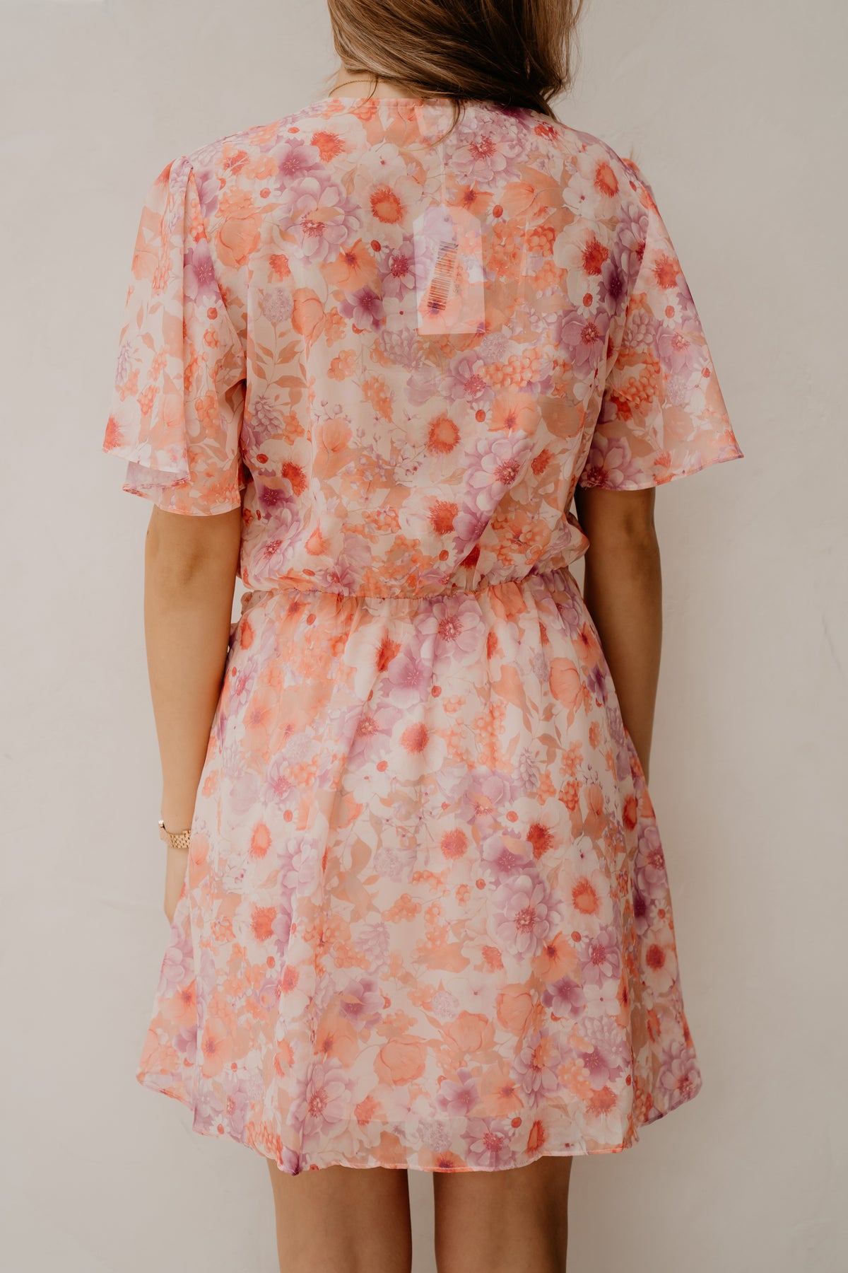Roosje dress orange purple