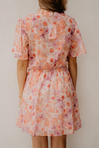 Roosje dress orange purple