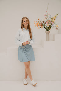 Sofie rok blauw