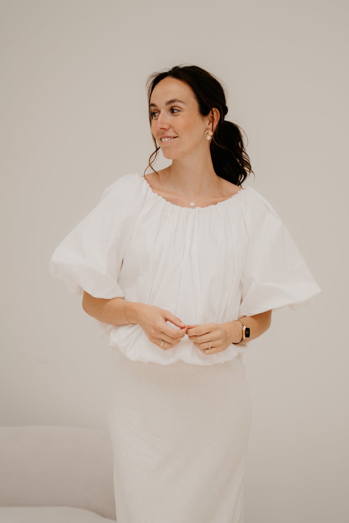 Simone Top Weiß