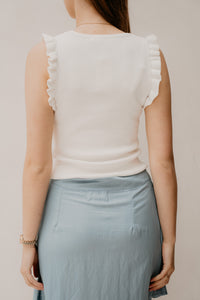 Serena ruffle top wit