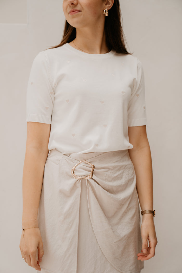 Sjanne hart top wit