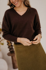 Ashanta trui bruin