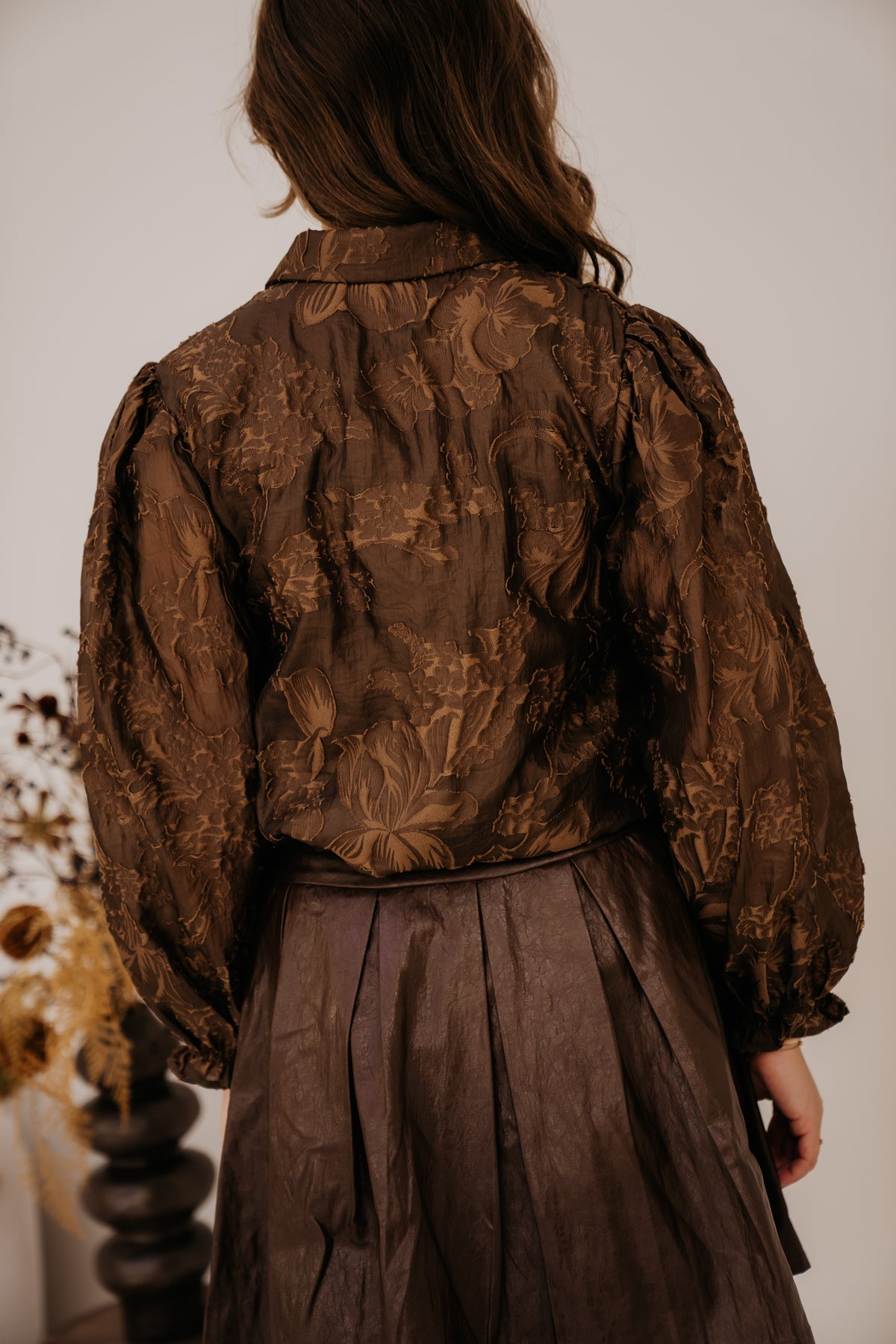 Donna blouse Coffee Brown