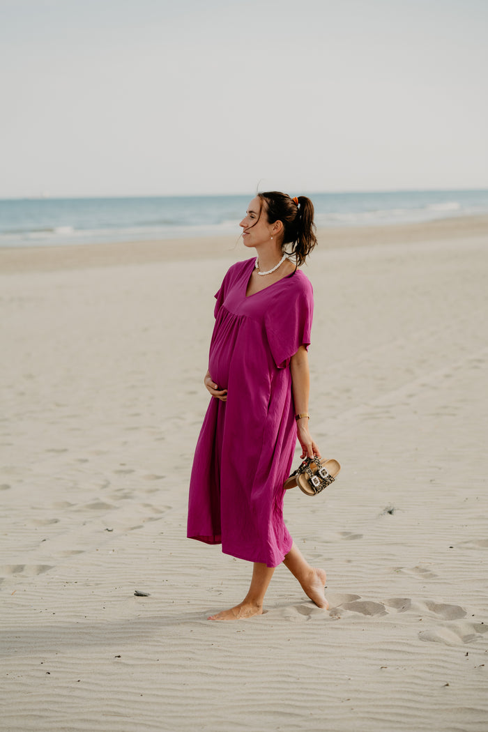 Willeke jurk magenta