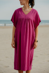 Willeke jurk magenta