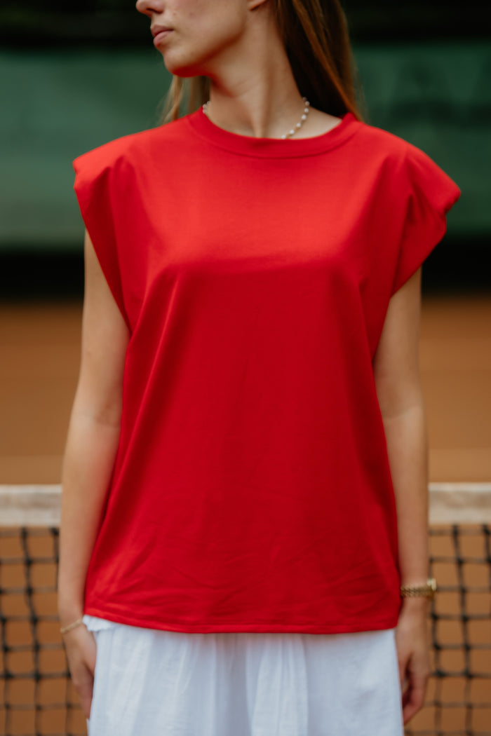Xenna top red