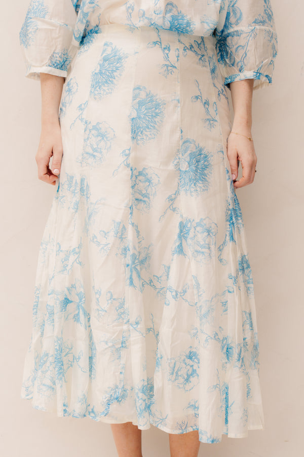 MSCHEvangelia HW Skirt Blue Flower