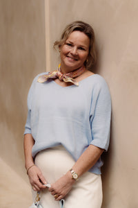 Sandra top light blue