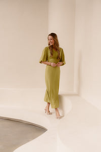 Lucretia dress olive