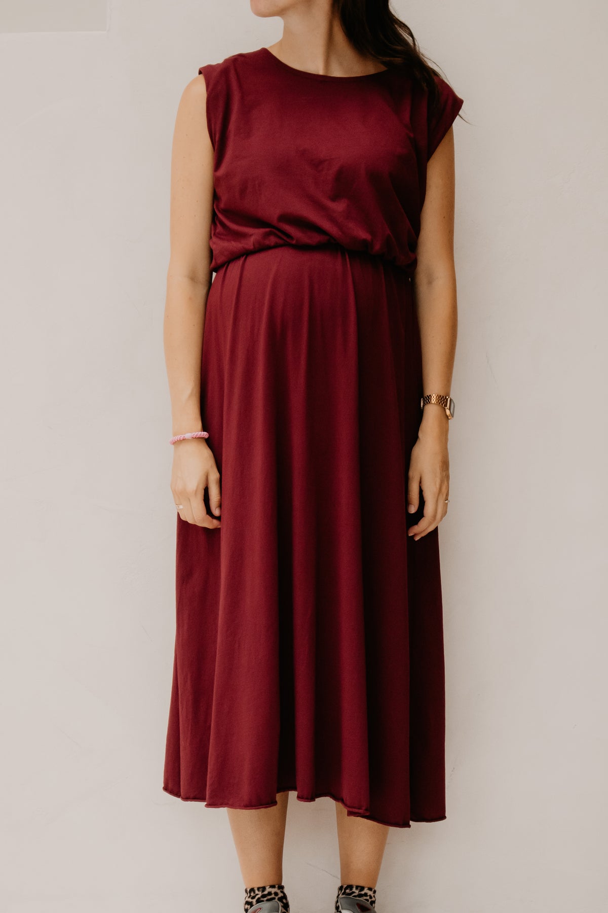 Xanne tweedelig set bordeaux