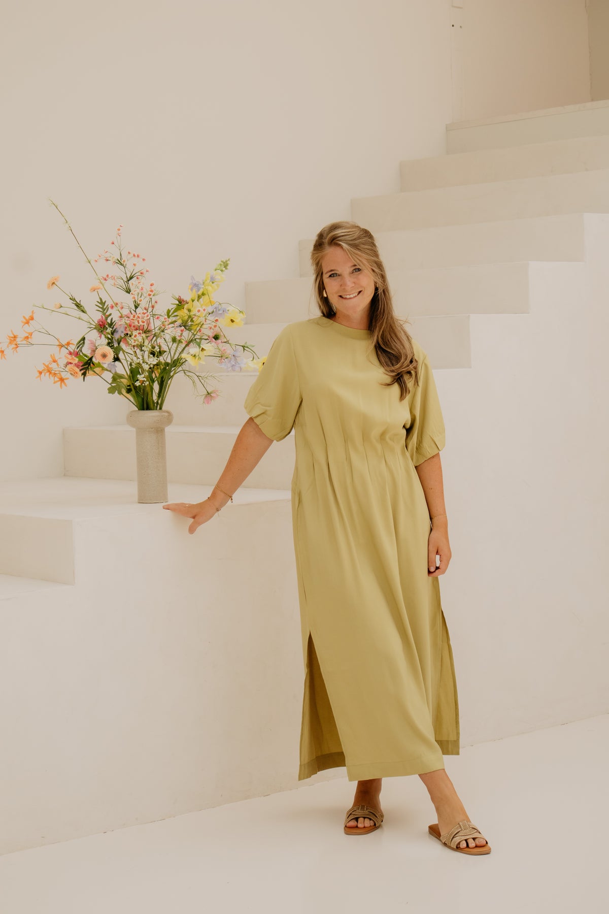 Yanieke Dress green