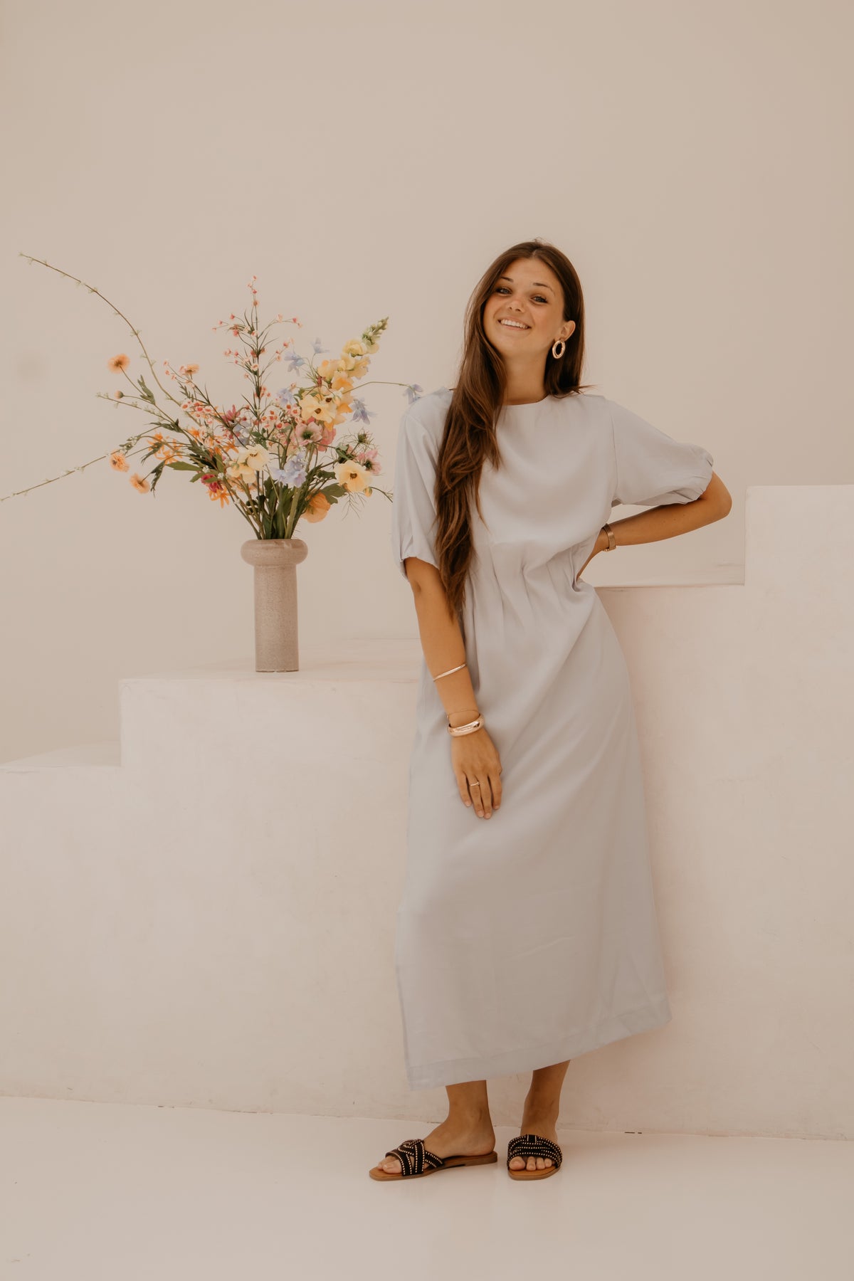 Yanieke Dress Blue
