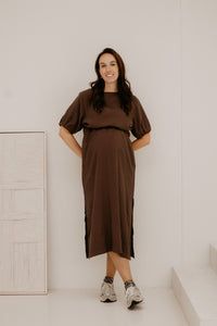 Yanieke Dress Brown
