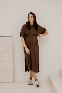 Yanieke Dress Brown