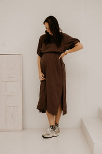 Yanieke Dress Brown
