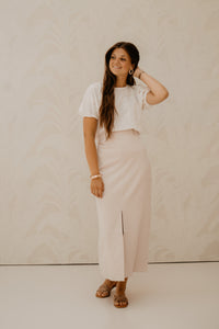 Yindi Top Flower White