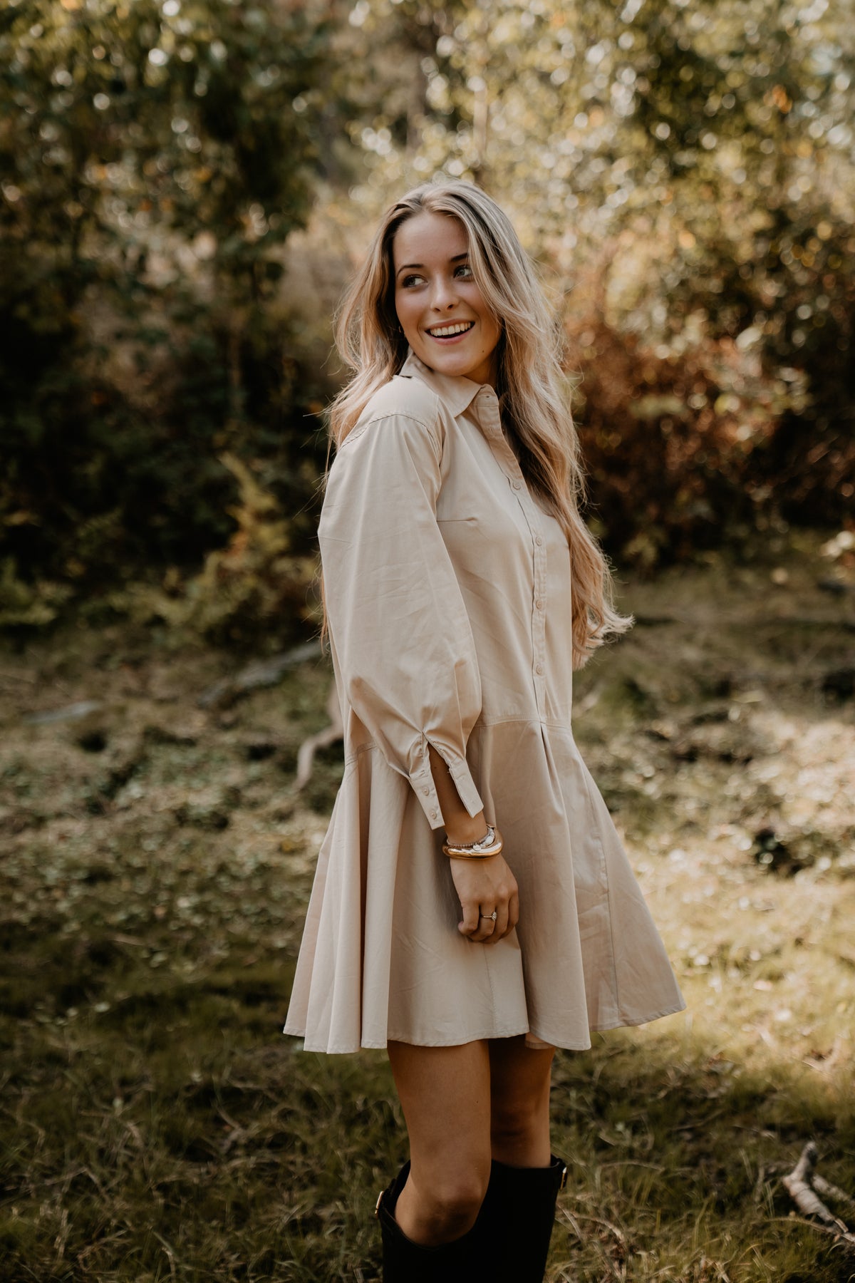 Cato Dress Beige