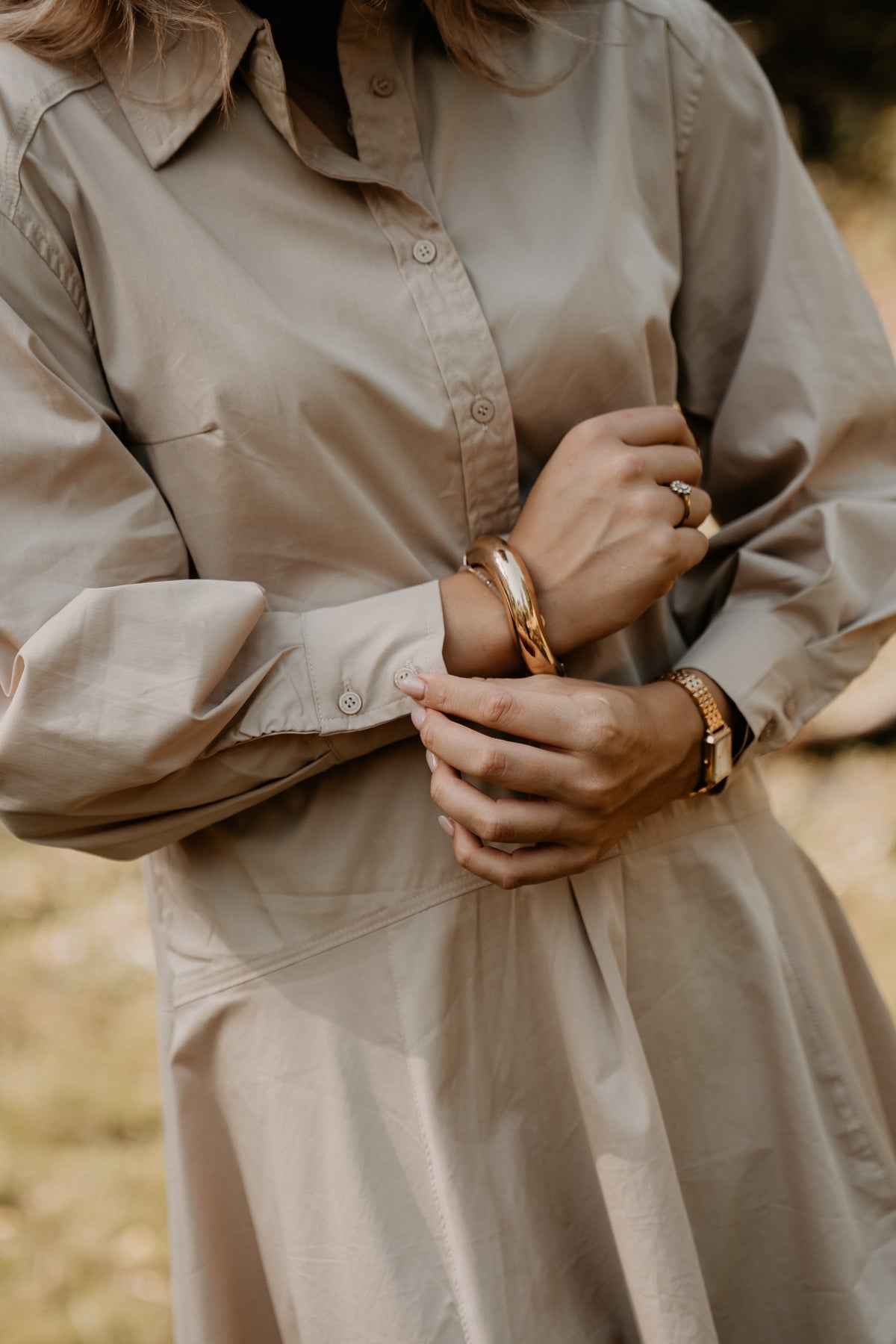 Cato Dress Beige