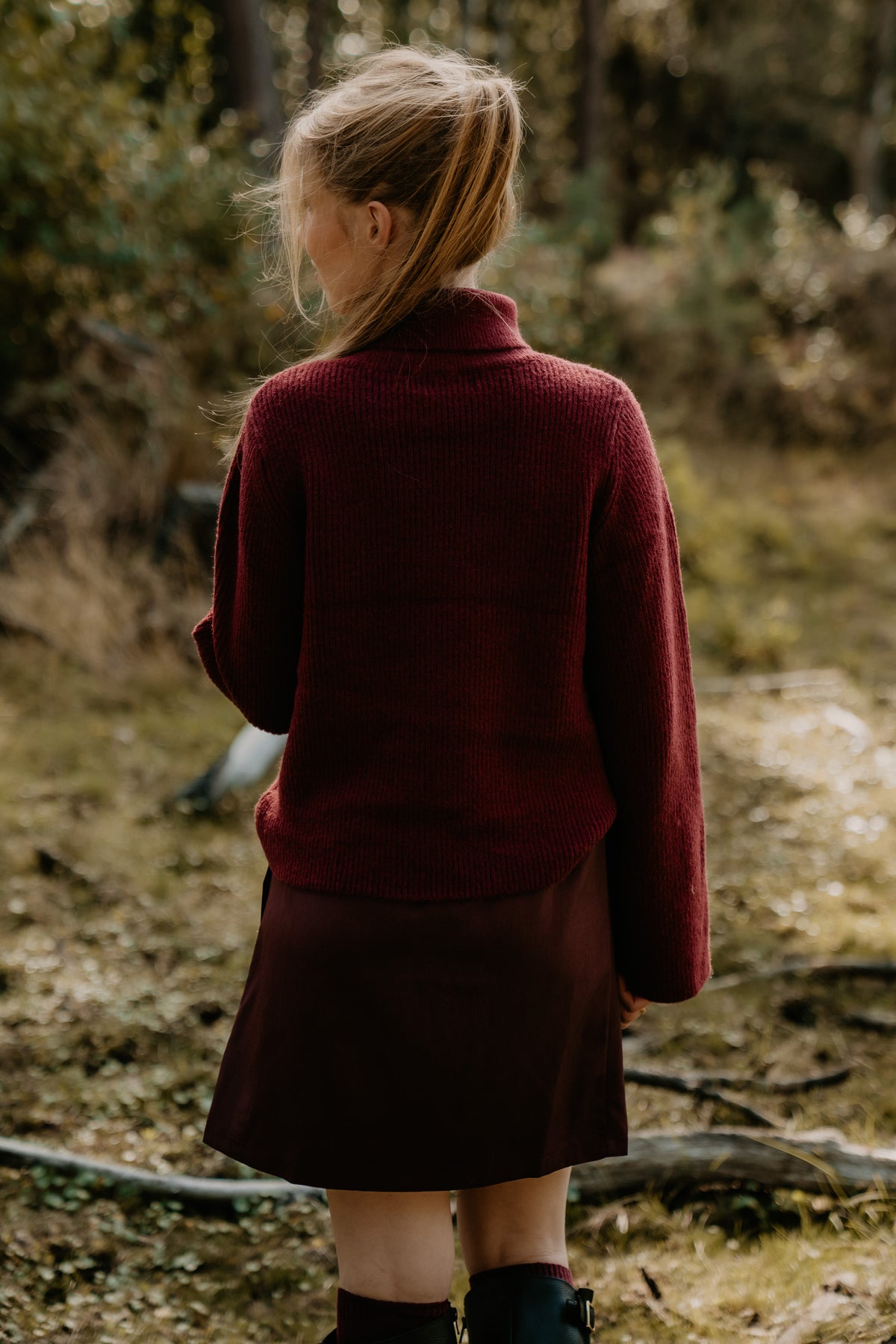 Claire Rollkragenpullover, grau