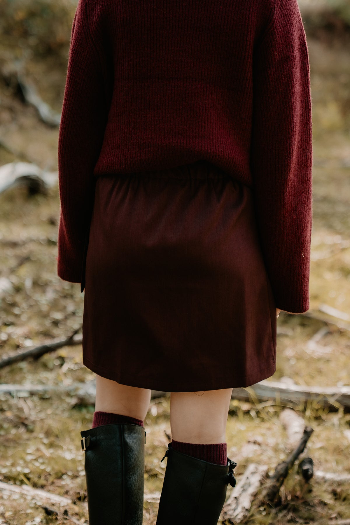 Simone Skirt Plum