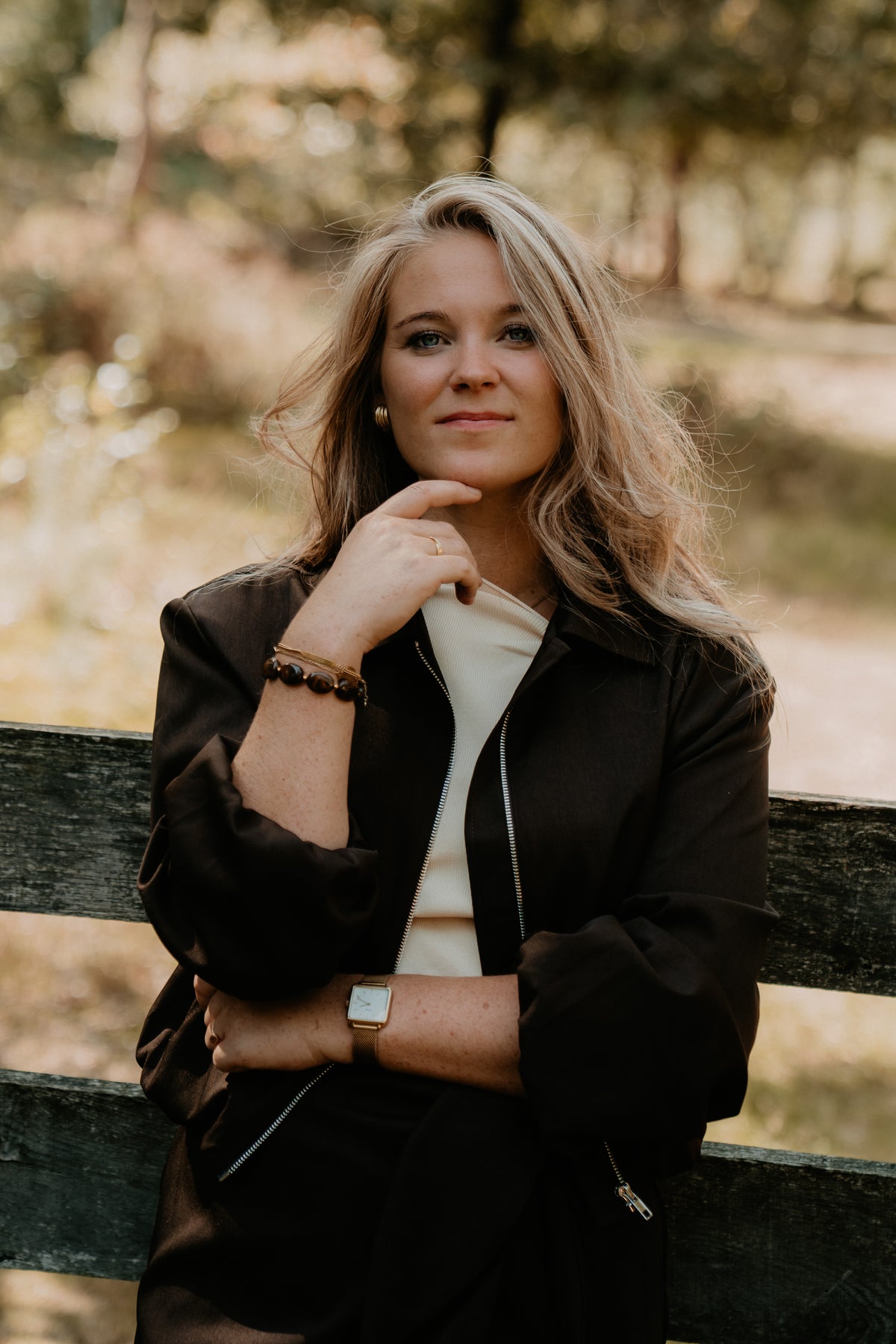 Marit Bomberjacke Braun