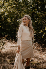 Benthe Skirt Sand/Beige