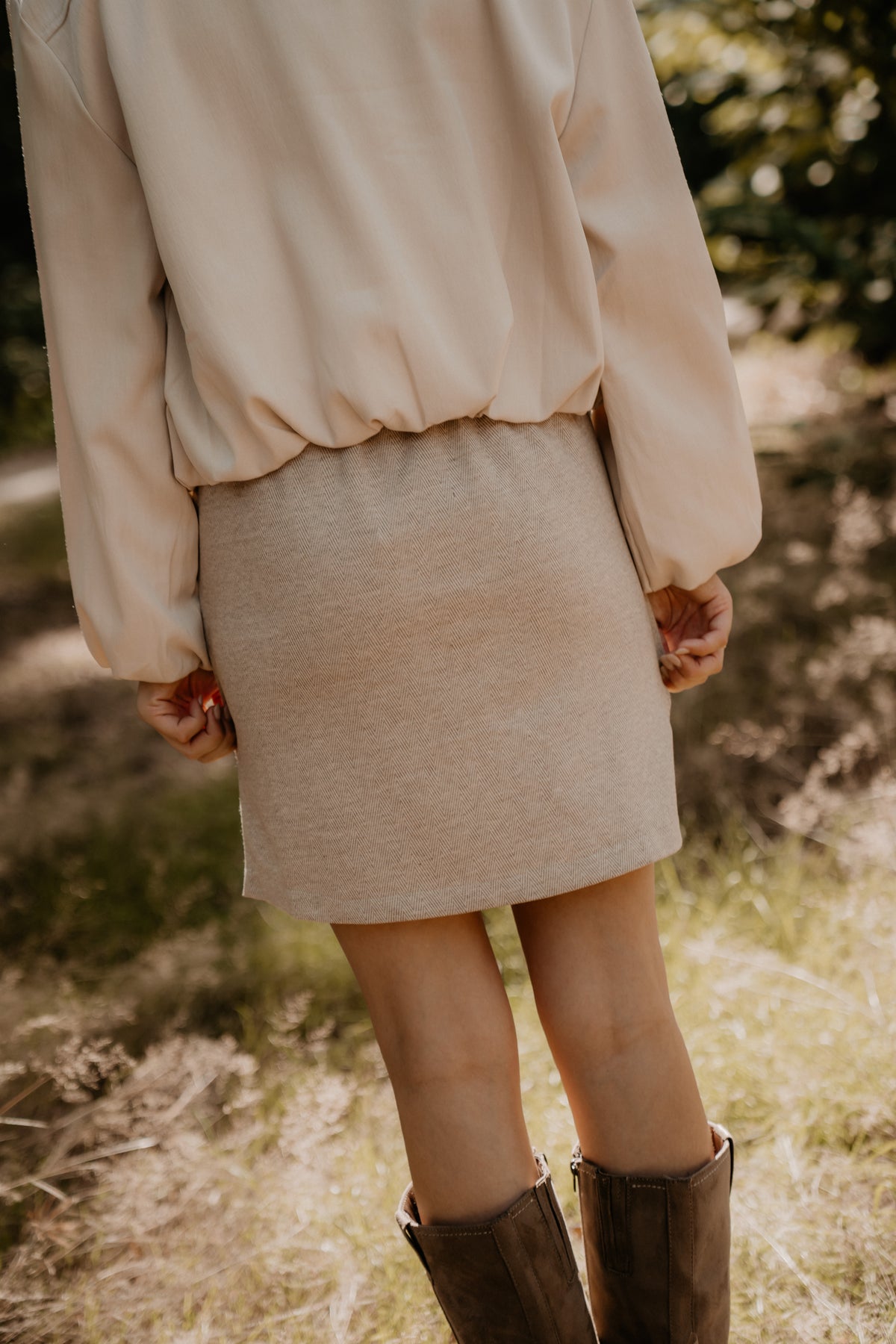 Benthe Skirt Sand/Beige