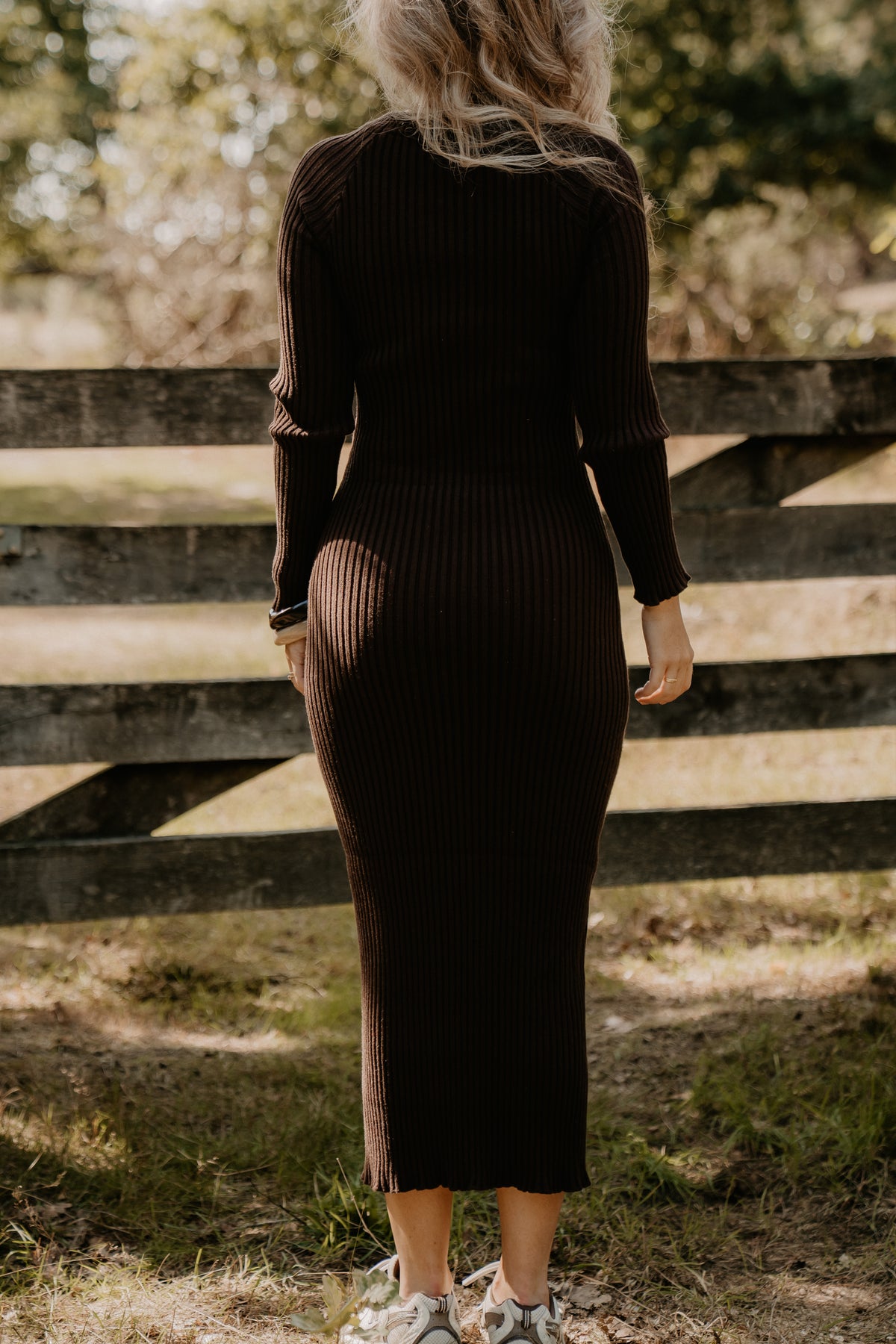 Theresa Bodycon Dress Brown
