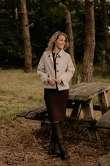 Mies jas beige