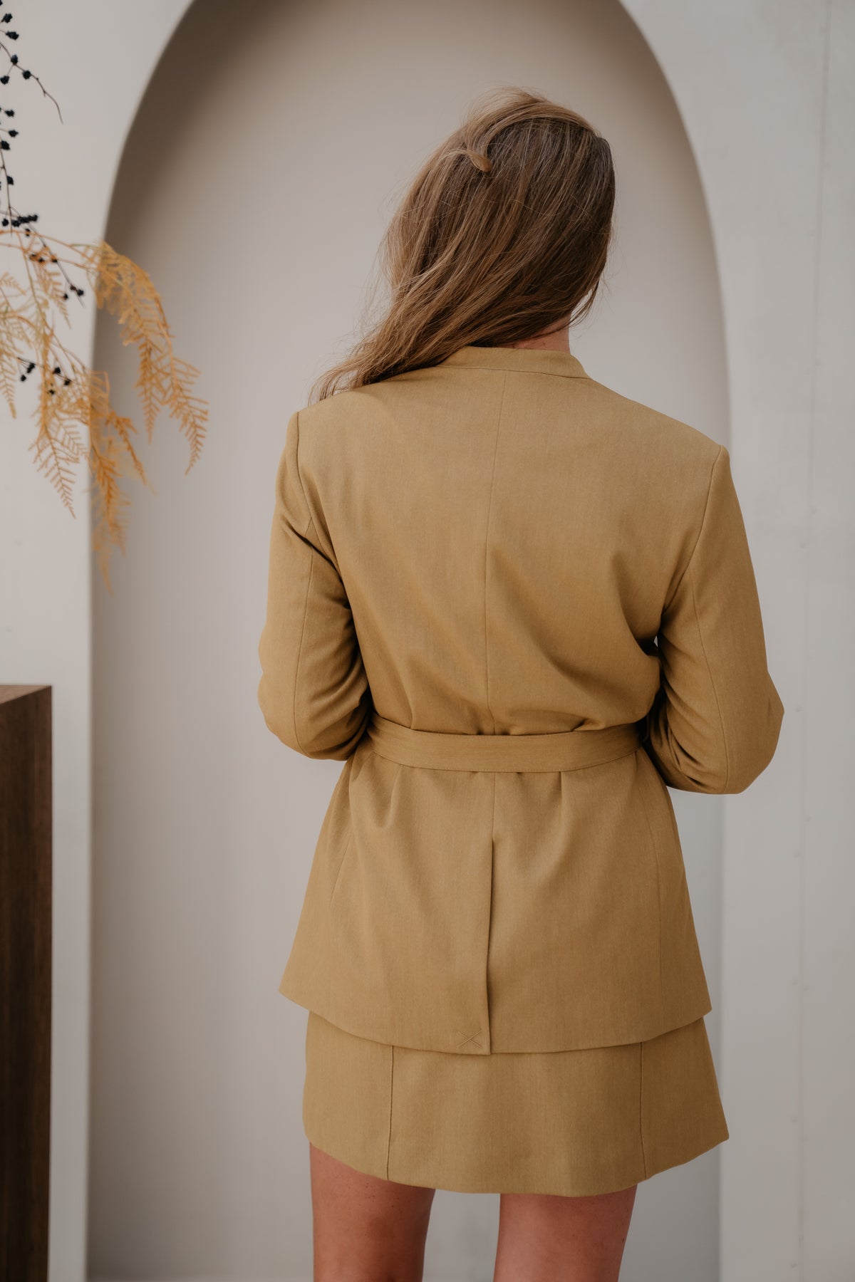 Objlisa LO L-S Belt blazer fennel seed