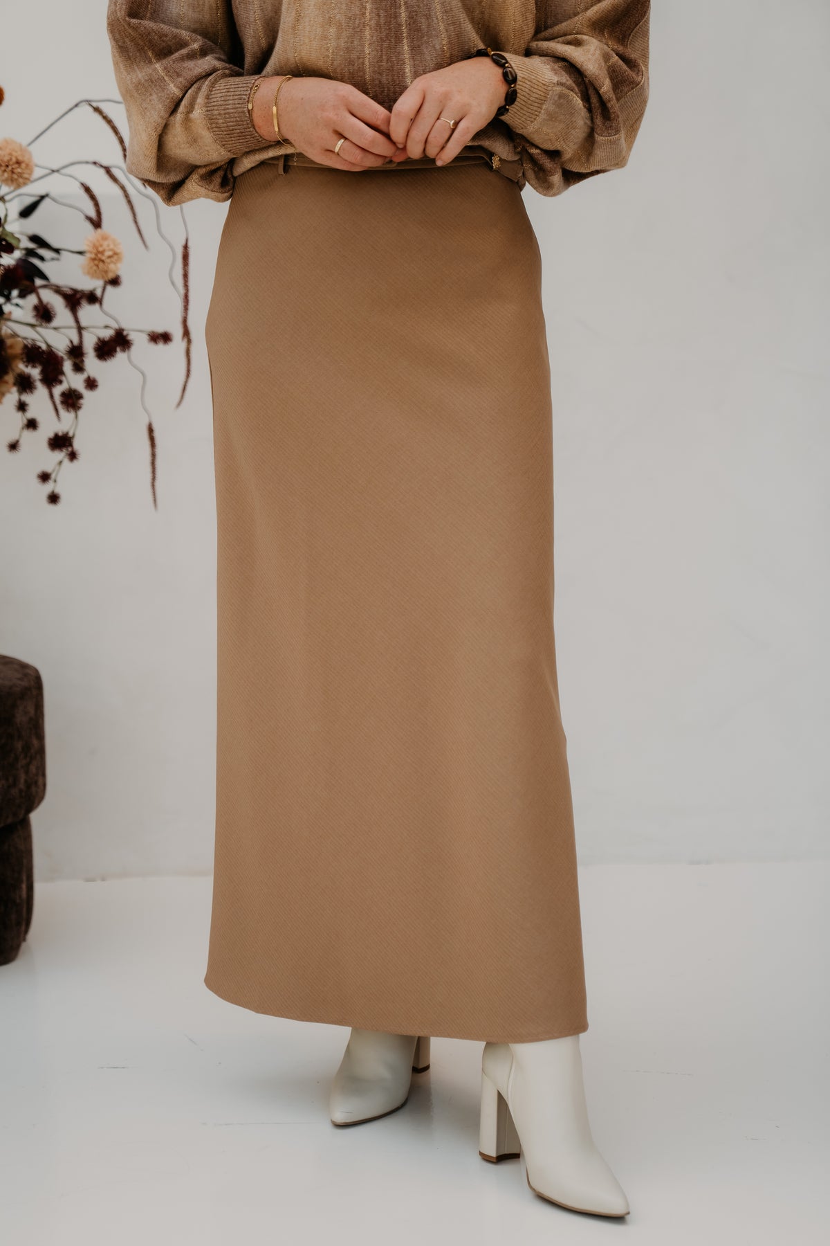 Olympia Skirt Brown Sugar