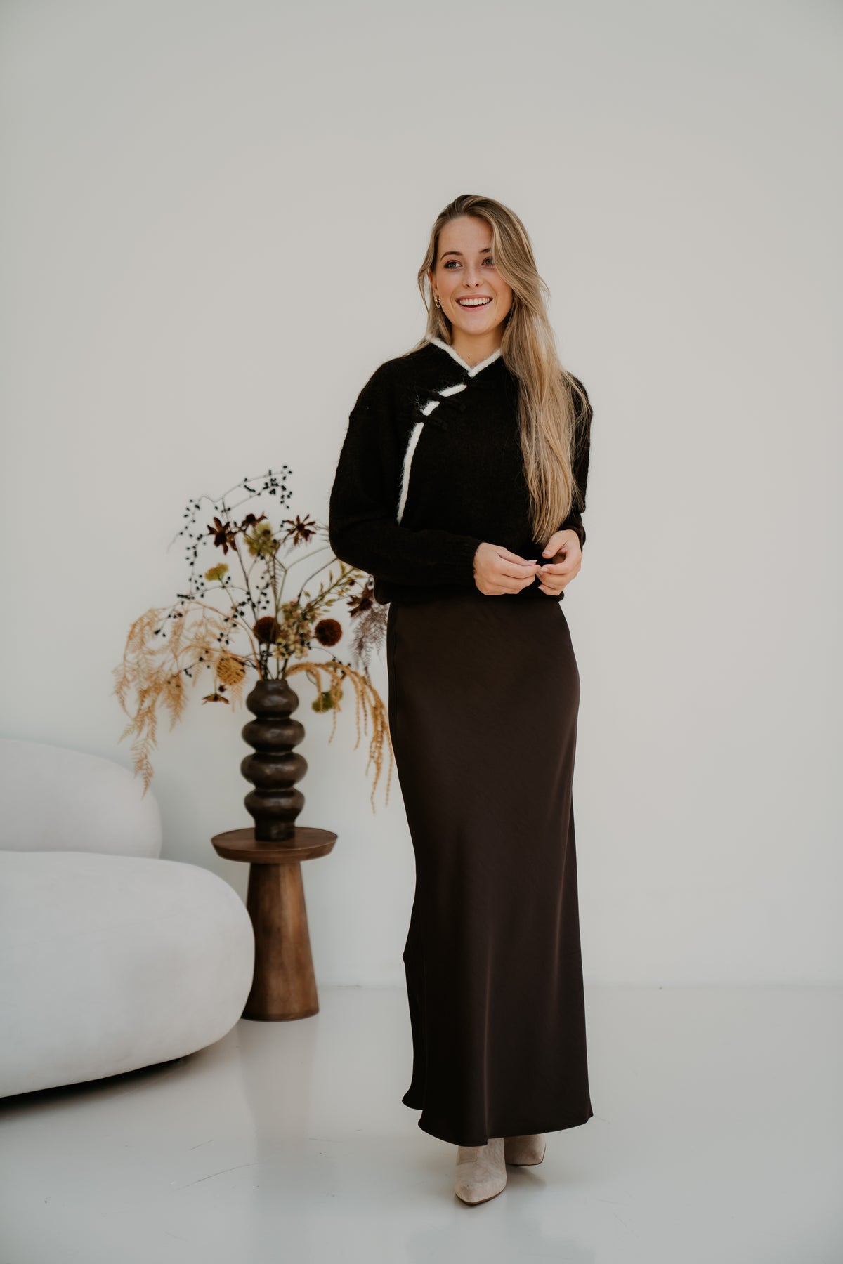 Gitte sweater choco