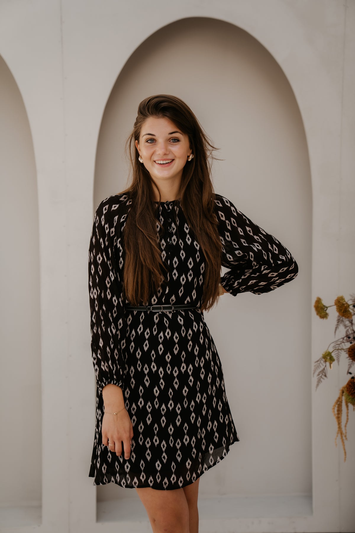 Dress Little Diamond Print 14514