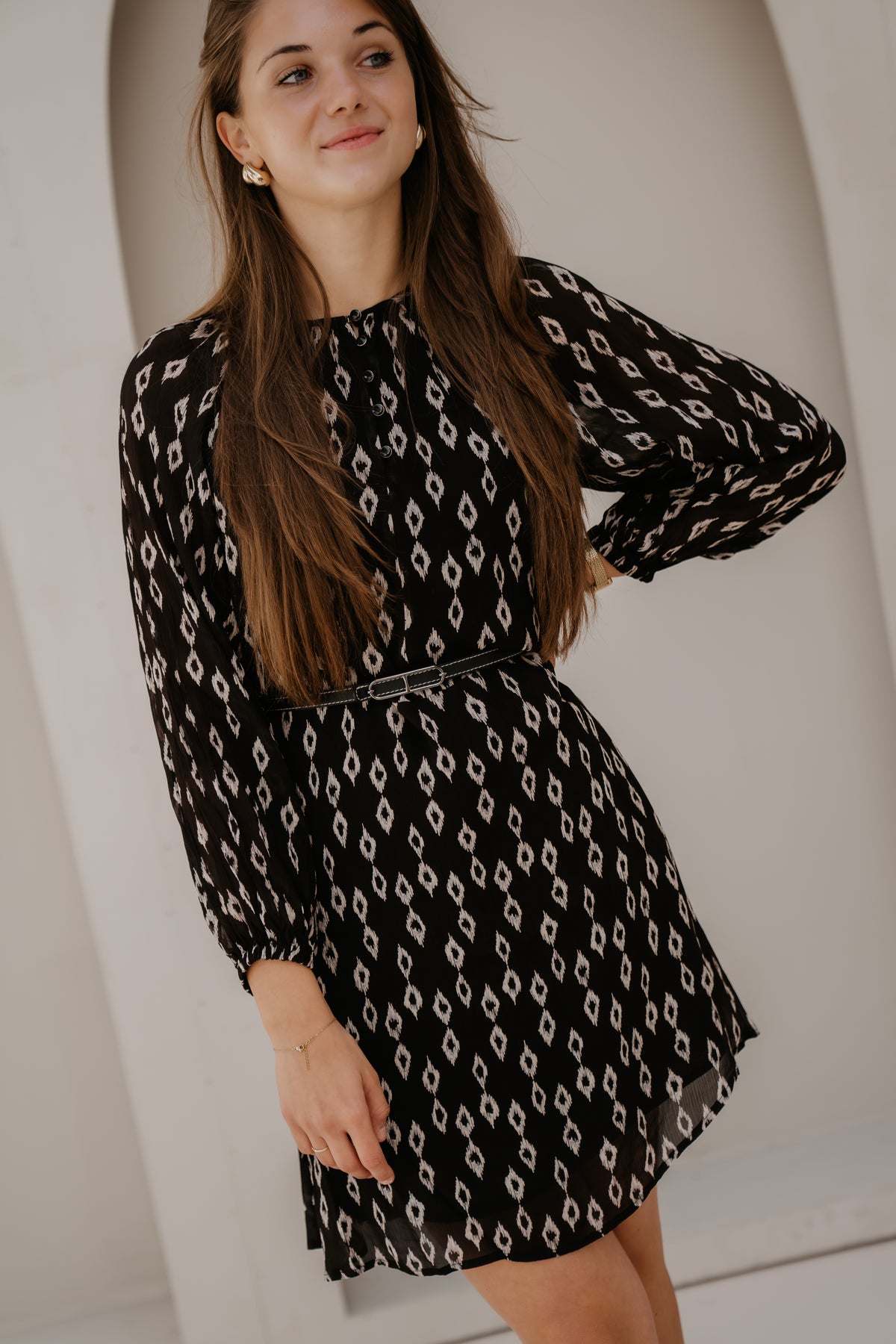Dress Little Diamond Print 14514