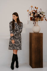 Sedona Dress Sand/Black